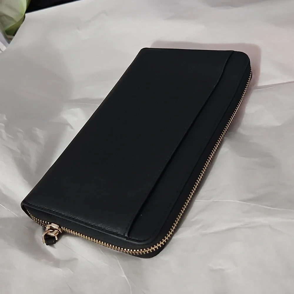 💖❤️Kate Spade Large Black Zippy Wallet - great condition❣️💕